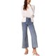 thumbnail image 2 of INSPIRE CHIC Cárdigan Casual de Punto para Mujer con Frente Abierto, Manga Larga y Peplum L Blanco, 2 of 6