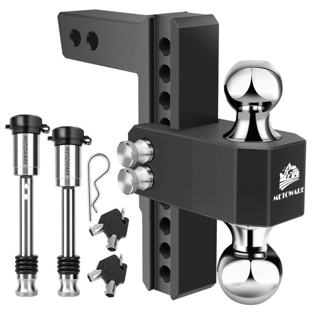 Enganche de Remolque Ajustable METOWARE con Caída de 20 cm y Capacidad de 6,350 kg