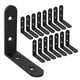 thumbnail image 1 of Soporte de esquina MY RUSTIC de acero negro, L, 3 x 3 cm, 1 of 7