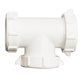 thumbnail image 1 of Drain Coupling Tee Plumb Pak PP55-6W, junta deslizante de 1.5 pulgadas, blanca, 1 of 3