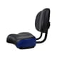 thumbnail image 1 of Asiento De Bicicleta Sillín Transpirable Ancho Sillín De Bicicleta Grande Para Ciclismo Mujer Azul, 1 of 5
