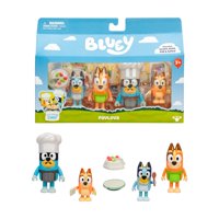 Set De Juego Toy Figure Bluey Let'S Play Chef Pavlova, Paquete De 4