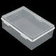 thumbnail image 4 of Caja de almacenamiento de plástico pequeña con tapa, 93 x 66 x 32 mm, mini contenedor de almacenamiento rectangular transparente para guardar cosas pequeñas como accesorios o bocadillos., 4 of 5