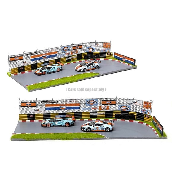 Diorama American Diorama Race Track Gulf Oil a escala 1/64