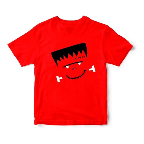Polera Niño Adulto Halloween Frankie