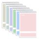 thumbnail image 1 of Steno Pads 6 X 9 Cm 60 Hojas Paquete De 6 Con 6 Colores Surtidos, 1 of 7
