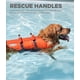 thumbnail image 3 of Chaleco salvavidas para perros Outward Hound Granby Splash naranja, tamaño grande, 3 of 9