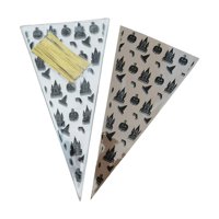 Magideal - Bolsas De Dulces De Halloween De 100 Piezas, Bolsa De Para Aperitivos, Bolsa De Embalaje De Regalo, Bolsa De Almacenamiento Transparente Para Castillo