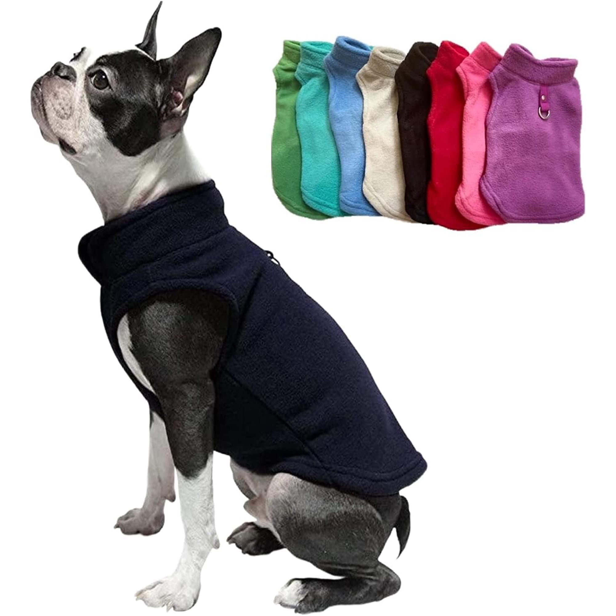 Chaleco Polar Jacko & Co Para Perros Pequeños Y Medianos Con Correa Para Perros Pequeños Y Medianos