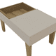 thumbnail image 4 of Mesa de Centro Rectangular Veneza Roble Blanco, 4 of 7