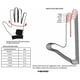 thumbnail image 2 of Guante de racquetball HEAD Airflow Tour para mano derecha, talla L, 2 of 2