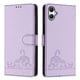 thumbnail image 2 of Funda tipo cartera FOXDOCK para Samsung Galaxy A06 4G con soporte, ranuras, RFID, diseño de gato, 2 of 5