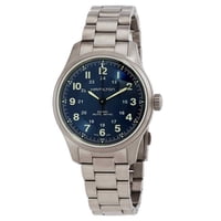 Reloj Hamilton Khaki Field Titanium Blue Dial Automatic H70545140 100M Men'S Watch