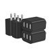 thumbnail image 1 of Cargador USB GTRXHIJV de 3 puertos, paquete de 4, negro, 1 of 6
