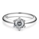 thumbnail image 1 of Moissanite Ring para Mujer 1Uds Color D VVS1 Anillos de Diamante de Plata Esterlina S925 Moissanite Aniversario Promesa Anillos de Boda para Mujer con Certificado, 1 of 9