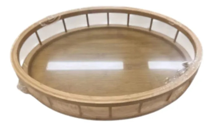 Genérico - Bandeja Decorativa Diseño Bordes Ventana Sofisticada Jhn