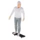 thumbnail image 1 of 1:64 Figuras Diorama Skater Boy con Monopatín Miniatura Modelo Blanco, 1 of 5