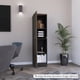 thumbnail image 2 of Biblioteca 1 Puerta Home Office Negro Y Coñac, 2 of 9