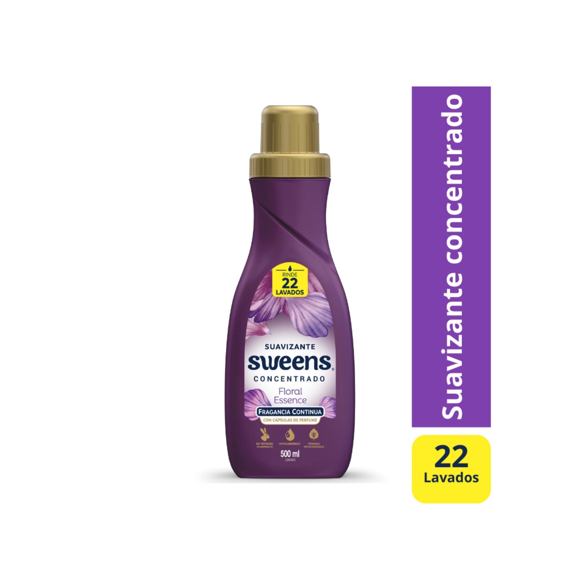 Suavizante Líquido Concentrado Floral Essence Botella 500 ml Sweens