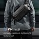 thumbnail image 2 of Bandolera Tomtoc X-Pac, 5,5 L, resistente al agua para hombre, color negro, 2 of 9