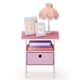 thumbnail image 3 of Mesa Auxiliar Andrey Con Cajón De Basura Rosa rosa Claro, 3 of 6