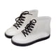 thumbnail image 1 of Botas de lluvia cortas, diseño transparente, antideslizantes, a la moda, estilo elegante, duraderas, de PVC, impermeables, para adultos y exteriores., 1 of 5