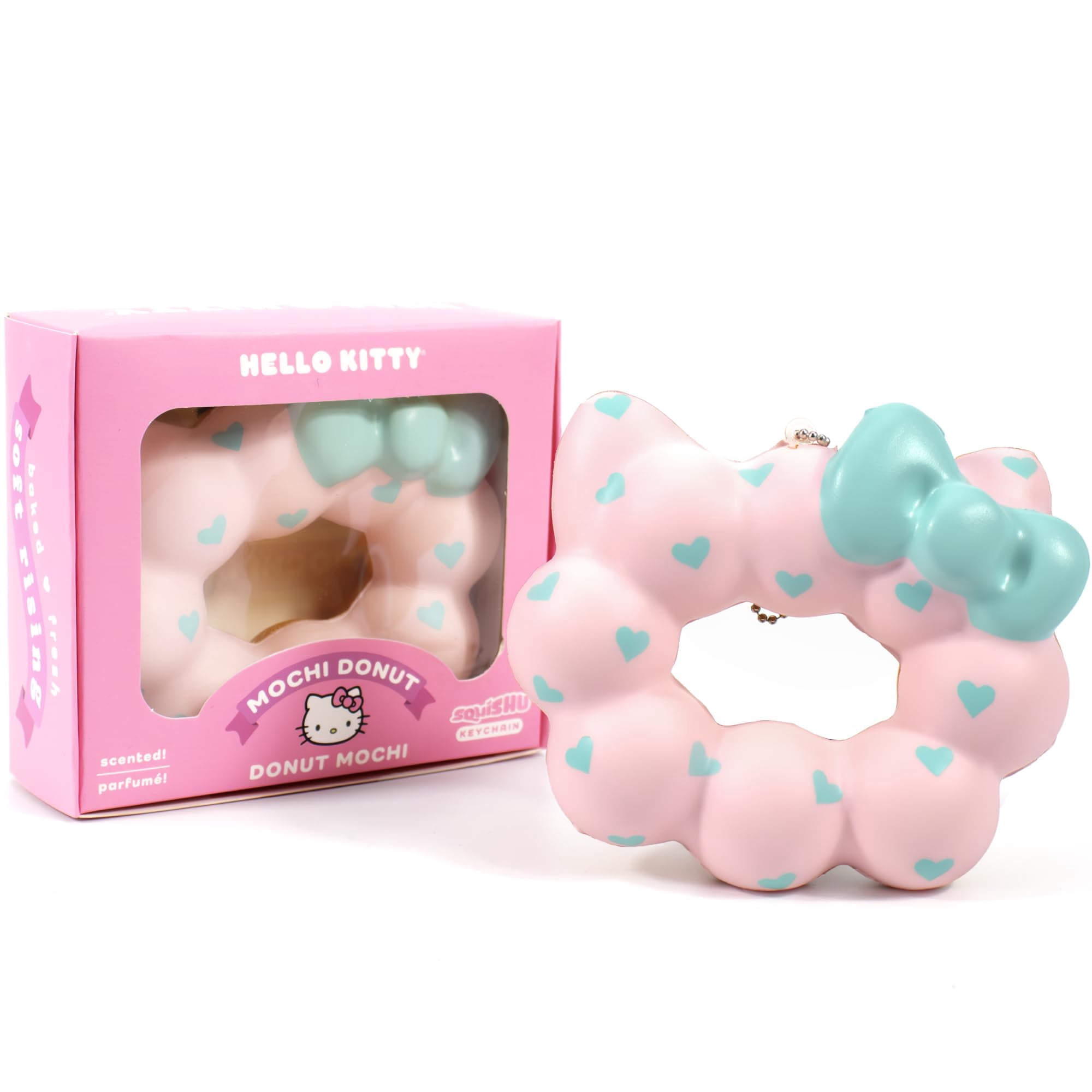 Juguete Squishy Hamee Hello Kitty Mochi Donut Rosa De Ascenso Lento