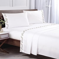 Sabana Andes Microfibra Bordada Verde King