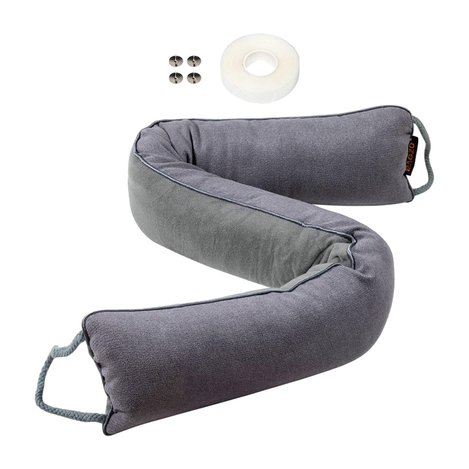 Magideal - Tope De Tiro Debajo De La Puerta, Protección De Puerta, Bloqueo De Sonido, Tira De Sellado Contra La Intemperie, Protector Inferior De Puerta A Prueba , Gris