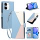 thumbnail image 2 of Funda Tricolor con Ranuras para Xiaomi Xiaomi Poco X8 Pro Max 5G, Azul Claro, 2 of 6