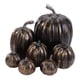 thumbnail image 3 of 7 Piezas Calabazas Artificiales Halloween Otoño Espuma Artesanía Cosecha Negro Dorado, 3 of 4