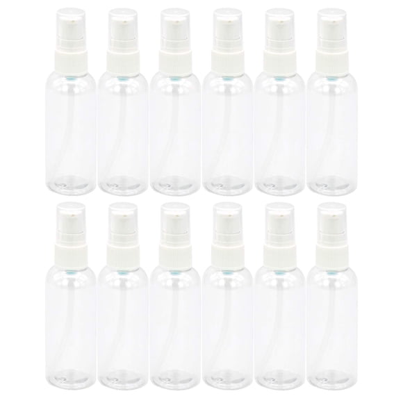 Botellas vacías de plástico TRENDBOX, paquete de 12 con bomba Duckbill, 60 ml