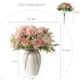 thumbnail image 4 of Flores artificiales JARELING Peonías en jarrón con hortensia rosa, 4 of 8