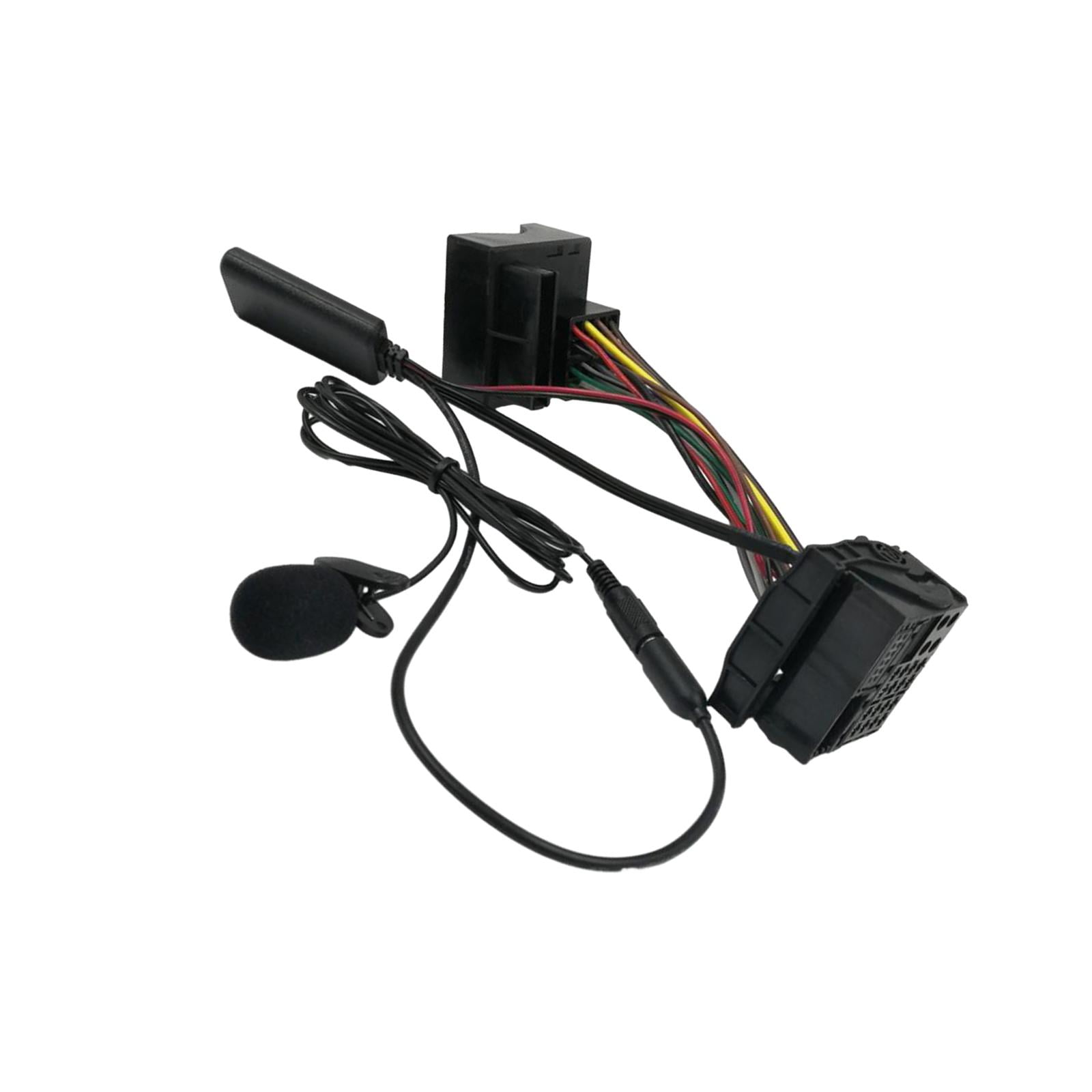 Magideal - Adaptador Bluetooth Aux Módulo De Cable De Música Con Micrófono Manos Libres Reemplace El Adaptador De Cable Auxiliar De Audio Bluetooth 5.0 Para Cd30