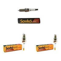 Genérico - Juego De Bujias Para Moto Pulsar Ns 200 / Rs 200 Negro