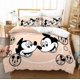 thumbnail image 1 of Mickey Mouse Anime Quilt Duvet Cover Set Pillowcase Kids Bedding Super 3-Piece Bedding Set, 1 of 5