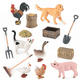 thumbnail image 3 of Set de Animales de Granja de Juguete, 3 of 6