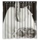 thumbnail image 1 of Cortina de ducha Monroe Marilyn, juego de cortina de baño con ganchos, tamaño 66 x 72 pulgadas, 1 of 3