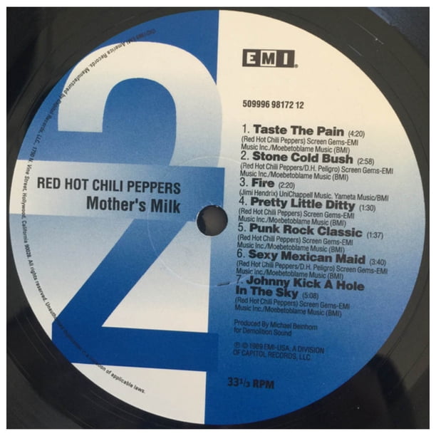 Red Hot Chili Peppers - Mothers Milk | Vinilo | Lider