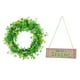 thumbnail image 3 of Happy Spring Sign Greenery Wreath Artificial Para Decoraciones De Pared Para El Hogar, 3 of 3