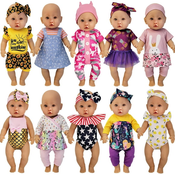 Set de ropa para muñecas Windolls, 10 estilos para muñecas de 35 a 40 cm