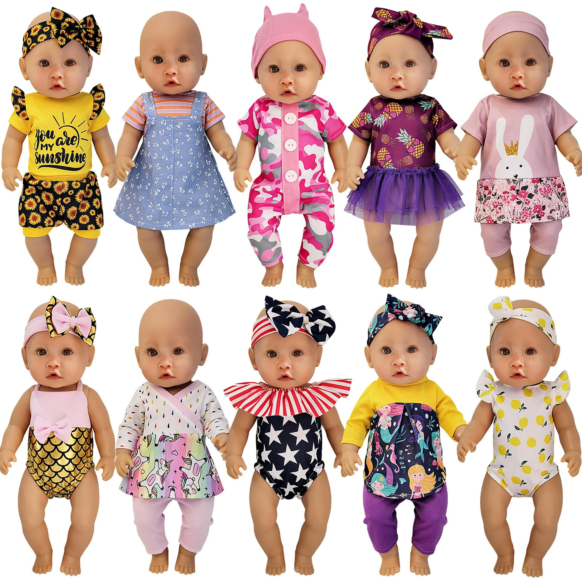 Set De Ropa Para Muñecas Windolls, 10 Estilos Para Muñecas De 35 A 40 Cm
