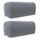 thumbnail image 2 of 2 unids antideslizante cuero de la PU estiramiento muebles sofá reposabrazos cubre gris, 2 of 5