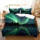 thumbnail image 1 of Forest River Aurora Starry Sky Quilt Duvet Cover Set Pillowcase Kids Bedclothes3-Piece Bedding Set, 1 of 5