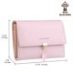 thumbnail image 5 of Cartera FT FUNTOR de 19 cm para mujer, cuero PU con protección RFID, 5 of 6