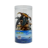 Set Figuras De Animales Del Mar 12 Piezas Recur