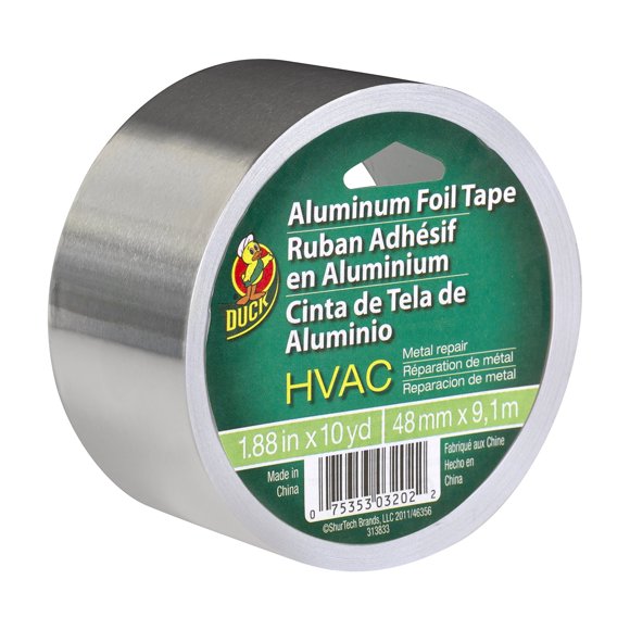 Lámina de aluminio para reparación de metales Tape Duck Brand HVAC UL 723