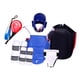 thumbnail image 1 of Juego De Equipo De Protección De Taekwondo De 6 Piezas Protector De Entrepierna Con Espinilleras De 130 A 150 Cm Azul, 1 of 5