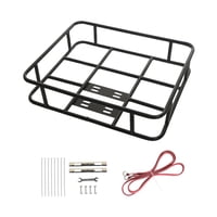 Magideal - Cesta Delantera Para Bicicleta Cesta Trasera Para Bicicleta Portaequipajes Hierro De Gran Capacidad Portaequipajes Delantero Trasero Extraíble Para Bi 53Cmx43Cm