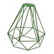 thumbnail image 1 of Vintage Metal Diamond Loft Colgante Lámpara De Techo Bombilla Jaula Decoración Verde, 1 of 3